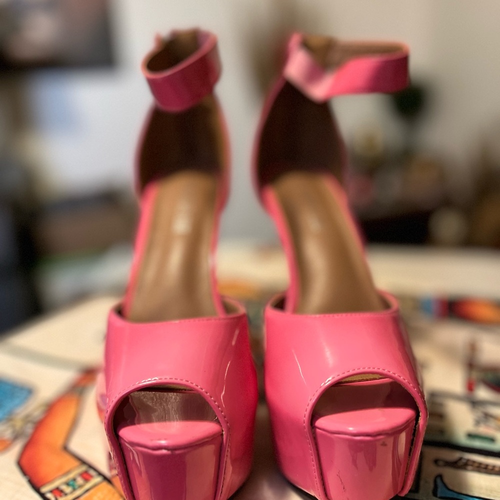 Hot Pink stilettos